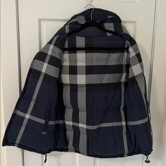 Burberry Checkered Down Puffer Vest (sz L) - Picture 6 of 14